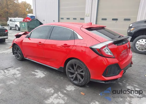 2017 Honda Civic Sport from USA, damaged, VIN SHHFK7H43HU205554